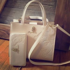 Beauty and the Beast faux leather Purse + Wallet